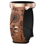 20mm Two-Tone Dandelion Silicone Strap for Samsung Galaxy Watch 4/5/6/7 STRAPS