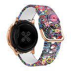 20mm 22mm Patterned Silicone Strap for Samsung Galaxy, Huawei & More STRAPS