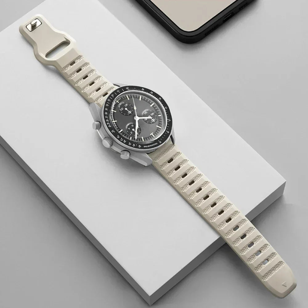 20mm Silicone MoonSwatch Strap | Omega x Swatch Planet Series Sport Band