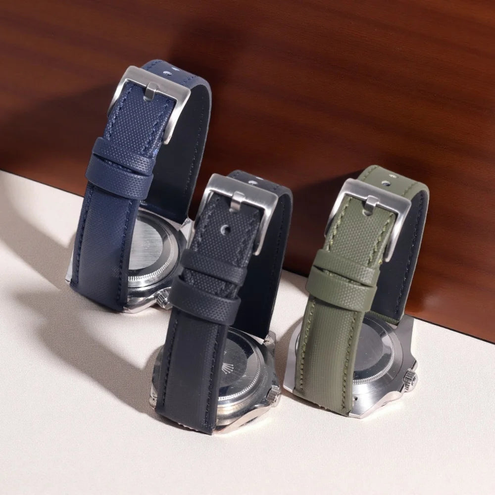 Perforated Sailcloth Nylon Sport Strap for Tudor, Omega & Rolex