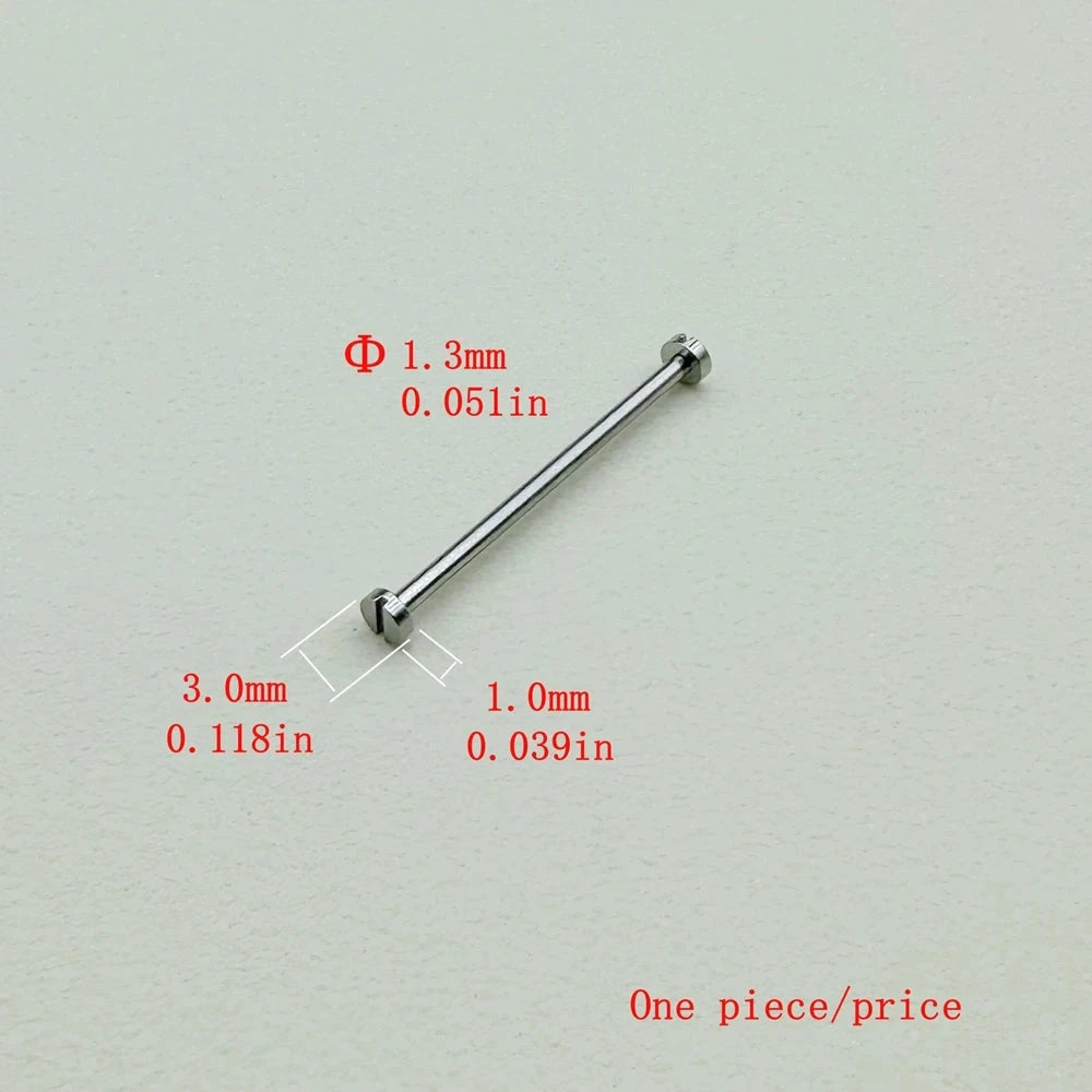 1.3mm Stainless Steel Watch Strap Fastener Screw Rod STRAPS