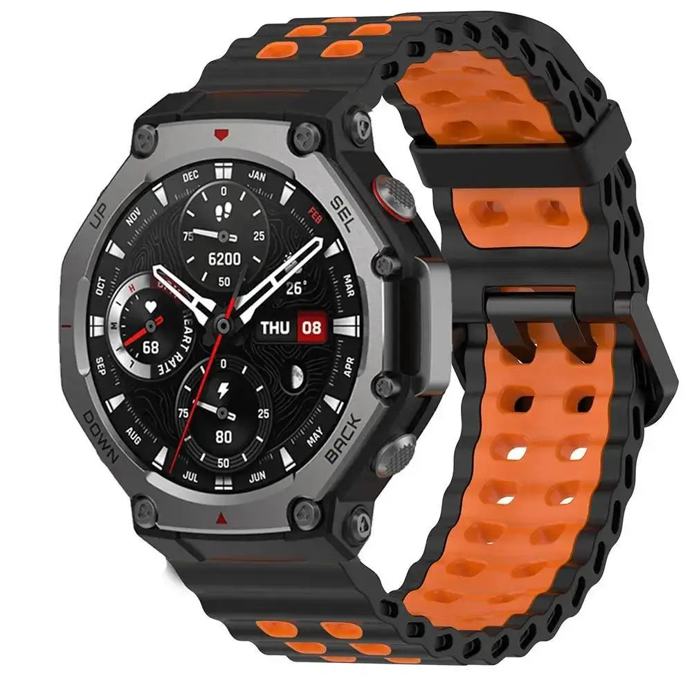 Breathable Sport Silicone Strap for Amazfit T-Rex 3, T-Rex 2, T-Rex Ultra & Pro STRAPS