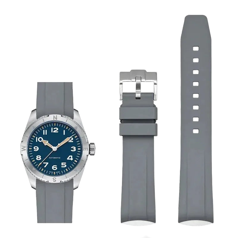 Tudor Black Bay & Pelagos FKM Curved Rubber Strap | 20mm Models