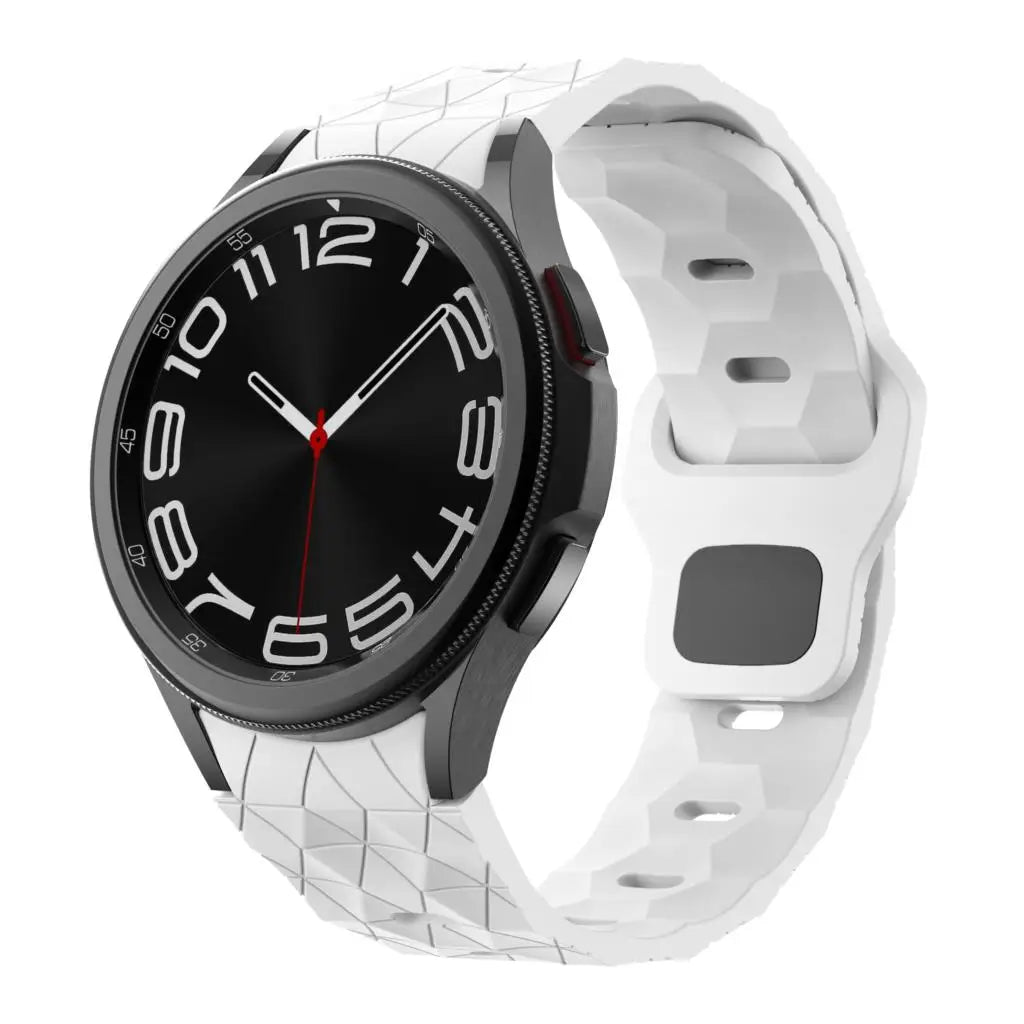Silicone Strap for Samsung Galaxy Watch 6 Classic 47mm 43mm / 5 Pro 45mm / 4 46mm 42mm / 6 40mm 44mm