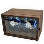 USB Powered Watch Winder - Wood Case with Ultra-Quiet Motor STRAPS