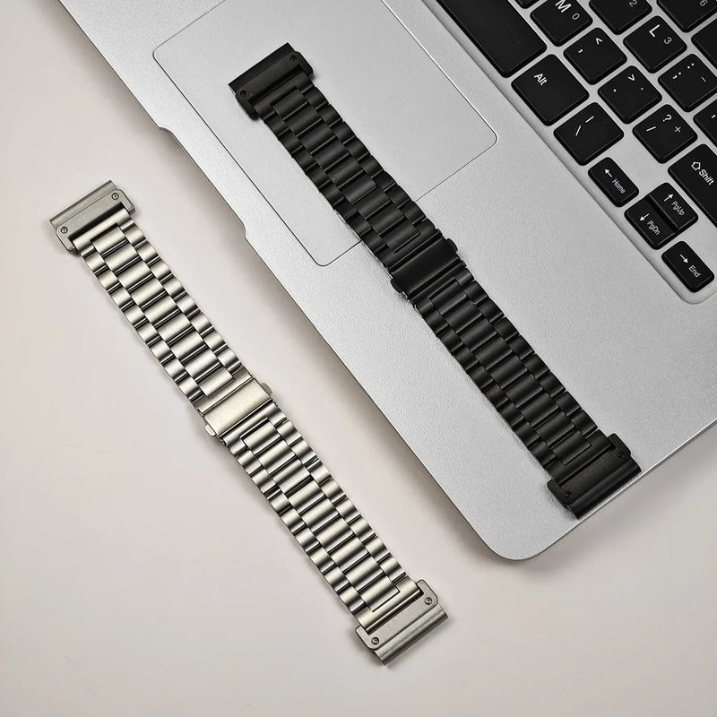 Garmin QuickFit Stainless Steel Band 22/26mm for Fenix 8 7X 6X 5X Plus Watch Strap Bracelet STRAPS