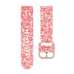 20mm 22mm Patterned Silicone Strap for Samsung Galaxy, Huawei & More STRAPS