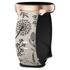 20mm Two-Tone Dandelion Silicone Strap for Samsung Galaxy Watch 4/5/6/7 STRAPS