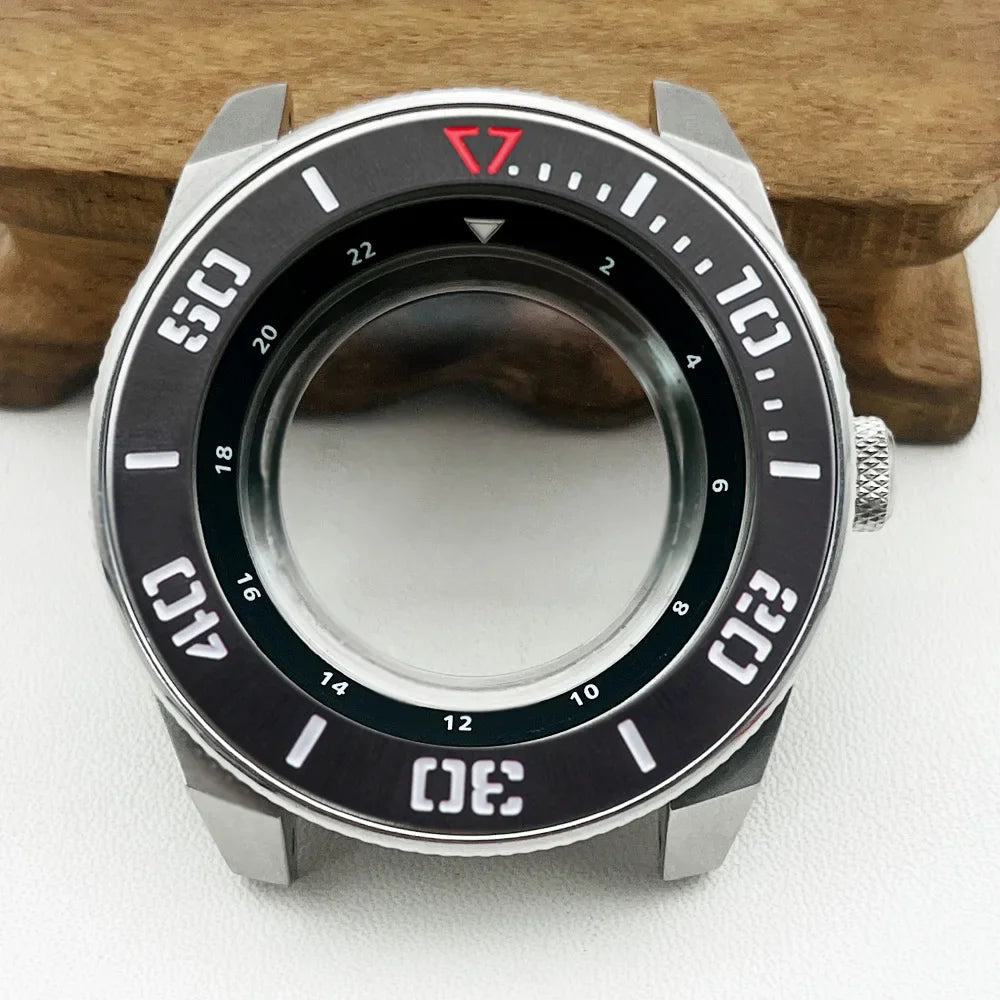 Samurai Watch Case for NH34, NH35, NH36, 7S26 | 44mm Stainless Steel with Sapphire Crystal & 22mm Lug STRAPS