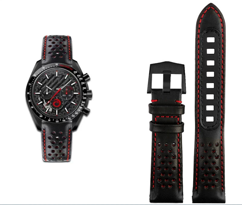 Omega Speedmaster Dark Side of the Moon Leather Strap | 311.92.44 Models