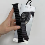 Apple Watch Ultra 3 Titanium & Magnetic Rubber Strap | Series 11 10 9 8 7 SE Models