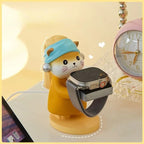 Charming Cartoon Smart Watch Stand - Creative Desk Organizer STRAPS