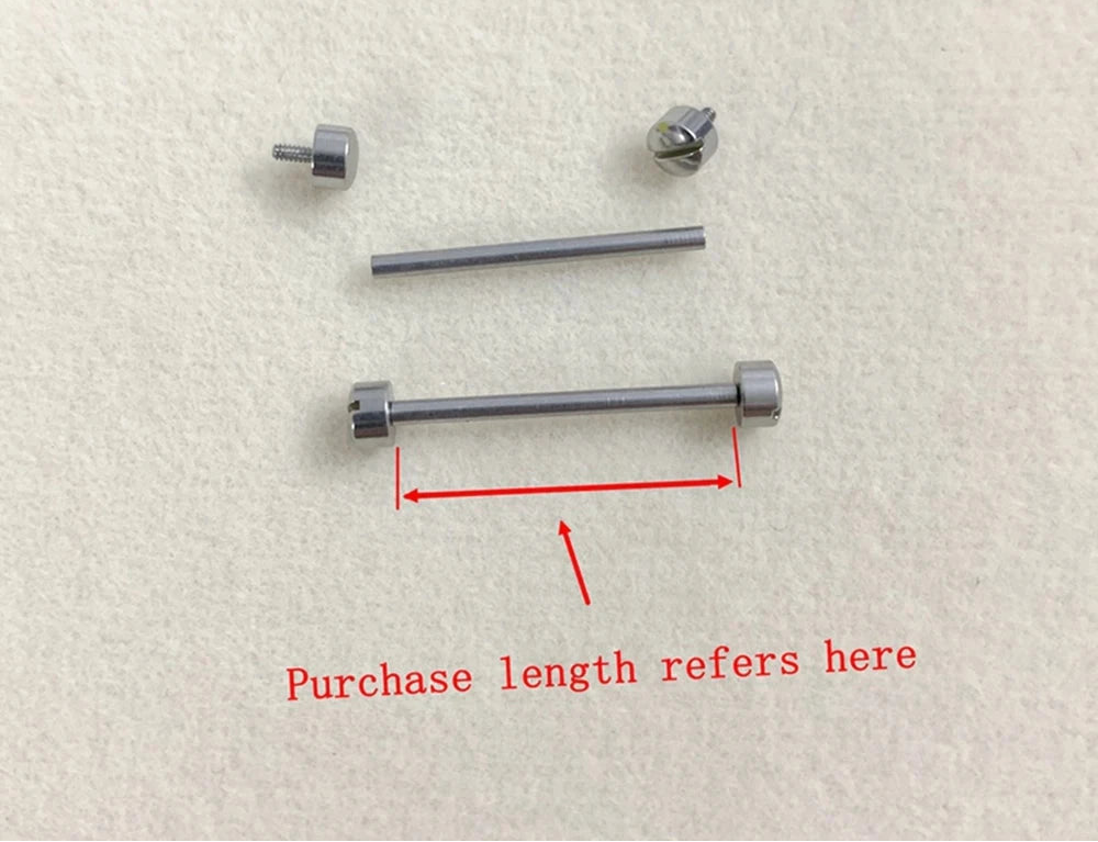 1.8mm Stainless Steel Screw Rod for Watch Strap Repair STRAPS