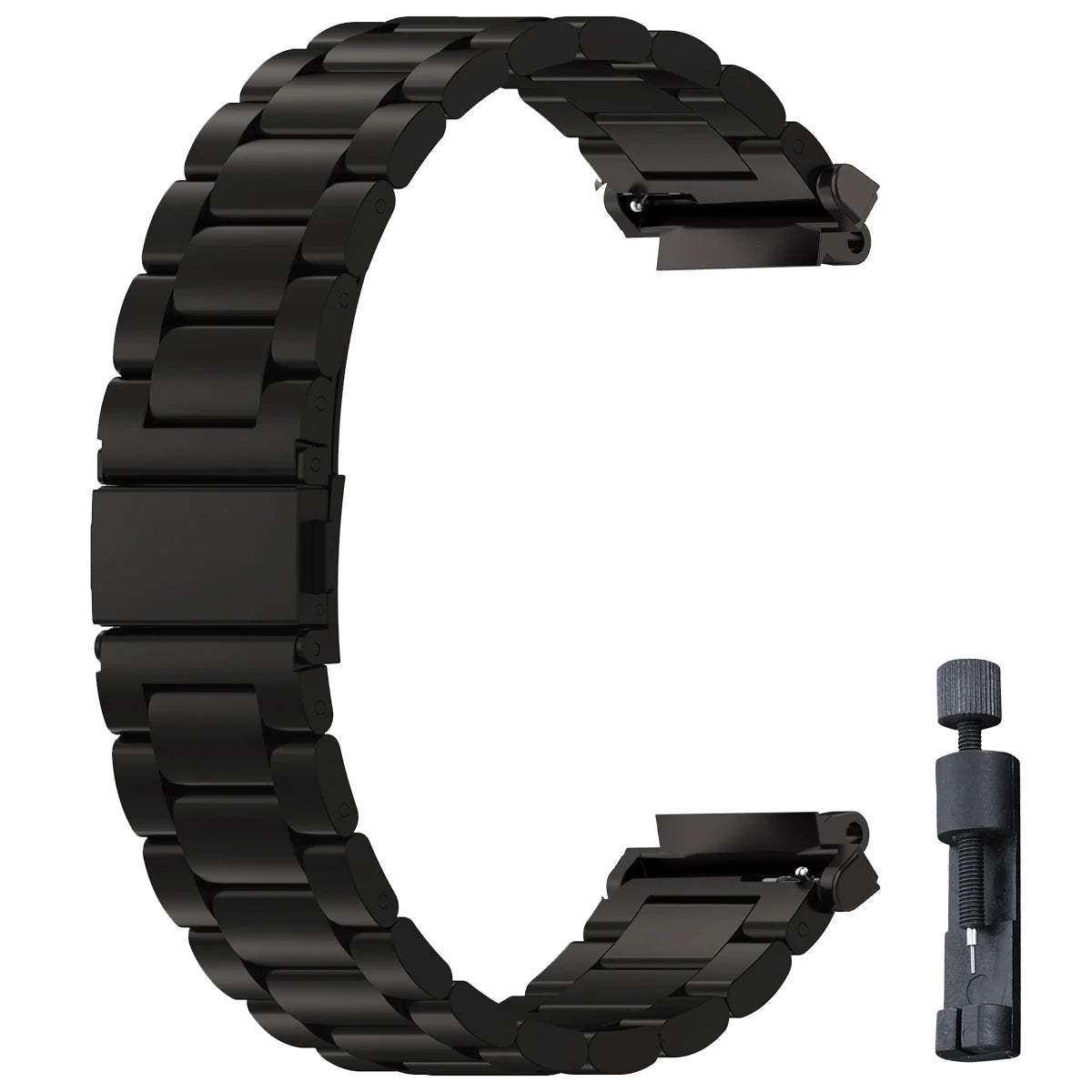 Stainless Steel Luxury Link Bracelet for Amazfit T-Rex 3, T-Rex 2, T-Rex Ultra & Pro STRAPS