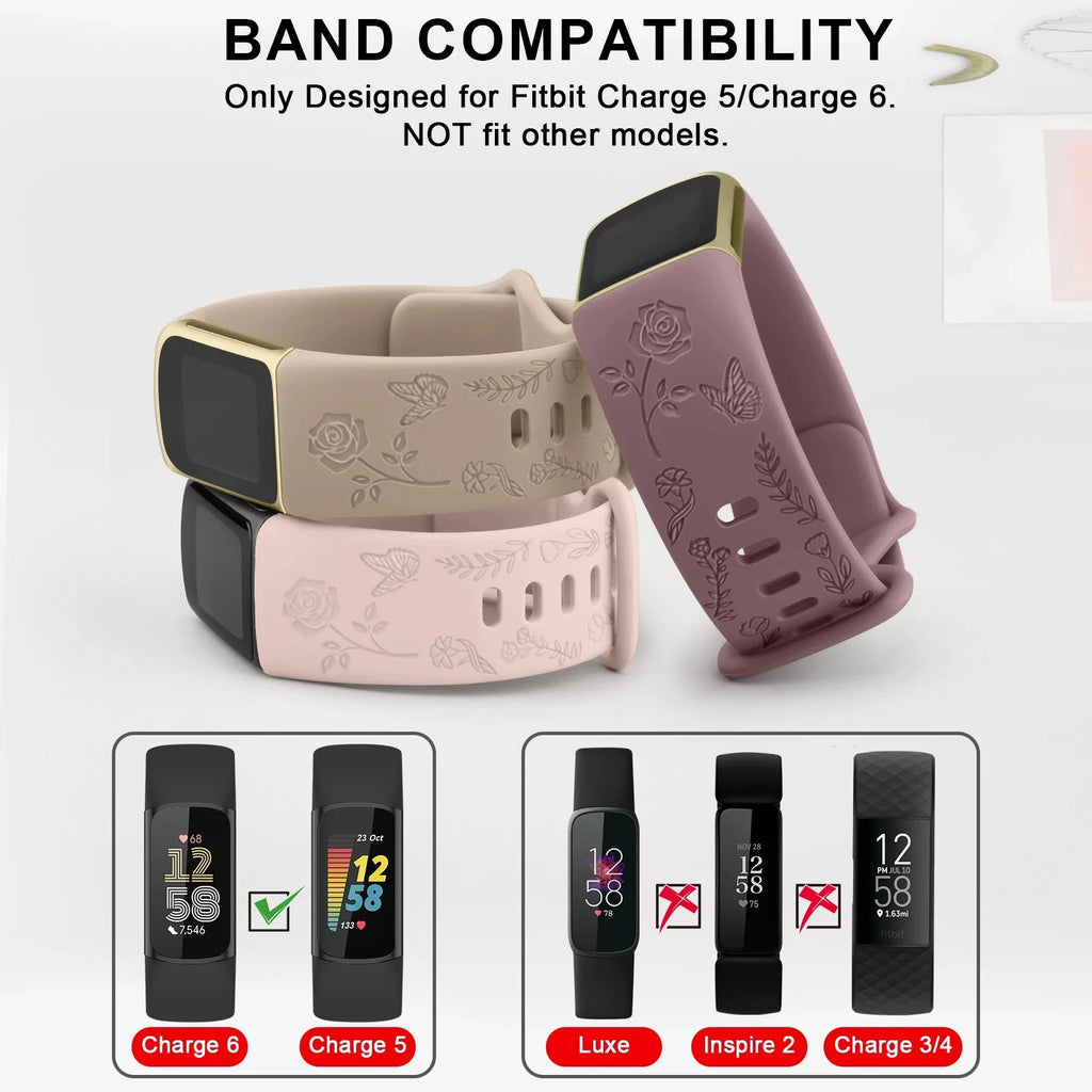 Soft TPU Strap for Fitbit Charge 5 / 6 STRAPS