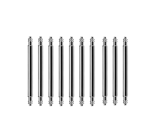 10/20PCS Spring Bars Dia 1.8mm Pins Fit for 16mm 18mm 19mm 20mm 21mm 22mm 23mm 24mm 25mm 26mm 27mm 28mm 30mm Strap Link Bars STRAPS