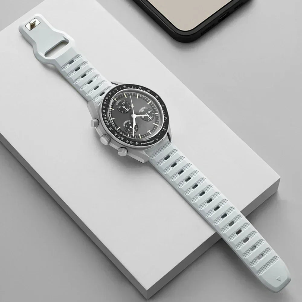 20mm Silicone MoonSwatch Strap | Omega x Swatch Planet Series Sport Band