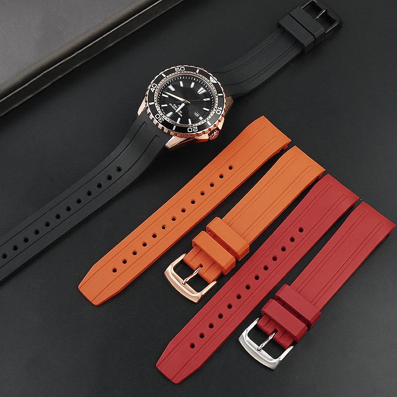 Citizen Promaster Curved Rubber Strap | BN0190 BN0191 BN0193 Models