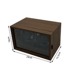 USB Powered Watch Winder - Wood Case with Ultra-Quiet Motor STRAPS