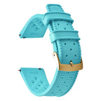Vintage Tropical FKM Rubber Watch Strap for Seiko SKX007, 62MAS, & Tudor Black Bay STRAPS
