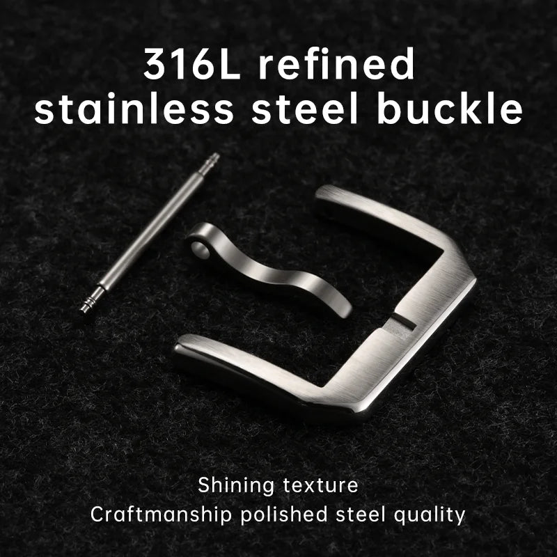 316L Stainless Steel Watch Buckle - 16mm-22mm Pin Claspbu STRAPS