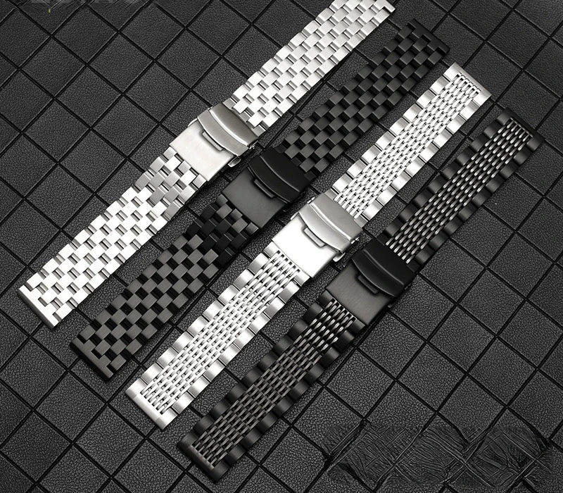 Seiko 5 & Divers Stainless Steel Bracelet | 20mm 22mm Models