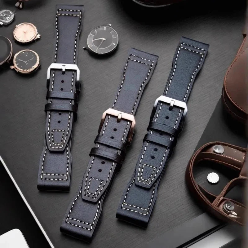 Genuine Leather Strap for IWC Pilot, Portuguese & Portofino STRAPS
