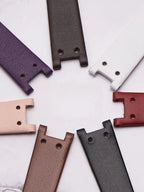 Genuine Leather Notched Strap for Timex TW2V45100 Legacy & Anne Klein AK-2156 AK-2157 12*6mm STRAPS