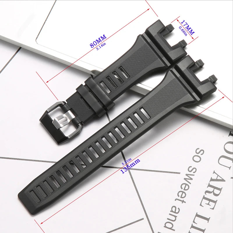 Resin Replacement Strap with Linkers for Casio G-Shock GBA-900 STRAPS