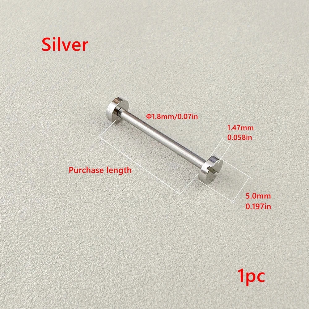 1.8mm Stainless Steel Screw Rod for Watch Strap Repair STRAPS