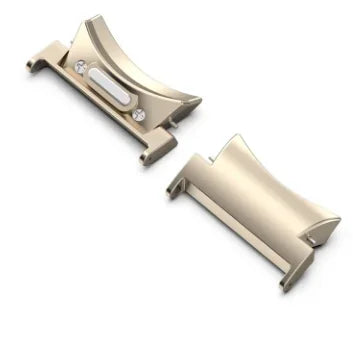 2PCS Quick Fit Adapter for Samsung Galaxy Watch 6 44mm 40mm / 6 Classic 47mm 43mm / 5 Pro / 4 Stainless Steel Connector STRAPS