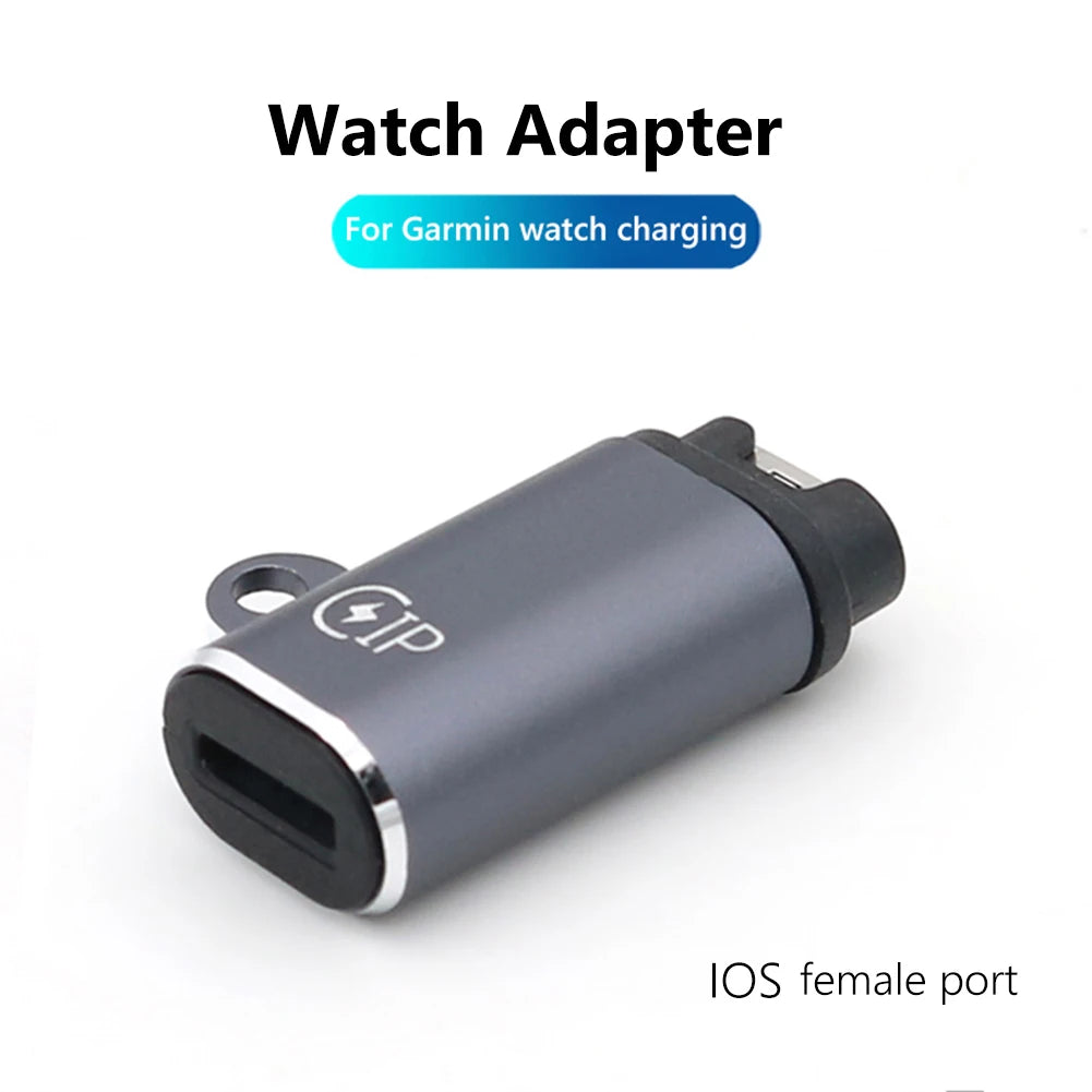 Type-C / Micro / iOS USB Charger Adapter for Garmin Fenix, Instinct, Venu, Epix & Forerunner Watches STRAPS