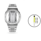 Modified Metal Case & Strap Kit for Casio G-Shock GA-2100 / GA-2110 / GA-B2100 STRAPS
