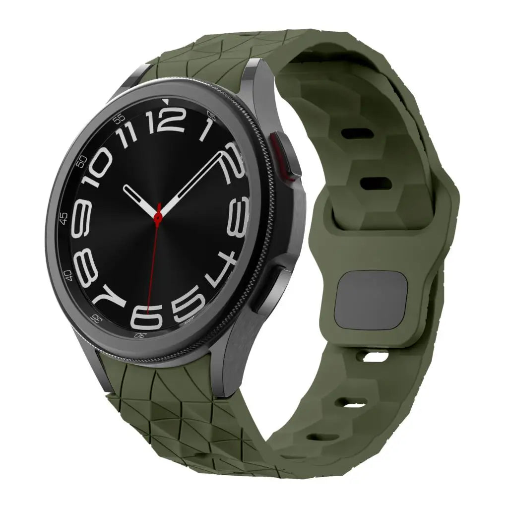 Silicone Strap for Samsung Galaxy Watch 6 Classic 47mm 43mm / 5 Pro 45mm / 4 46mm 42mm / 6 40mm 44mm