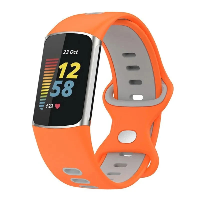 Breathable Soft Silicone Strap for Fitbit Charge 5 / 6 STRAPS