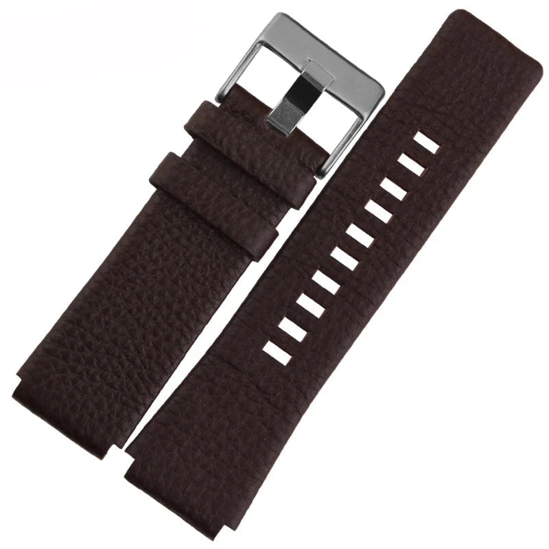 30x22mm Genuine Leather Watchband for Diesel DZ1089 / DZ1123 / DZ1132 STRAPS