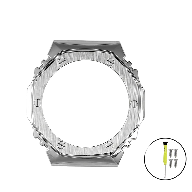 Modified Metal Case & Strap Kit for Casio G-Shock GA-2100 / GA-2110 / GA-B2100 STRAPS