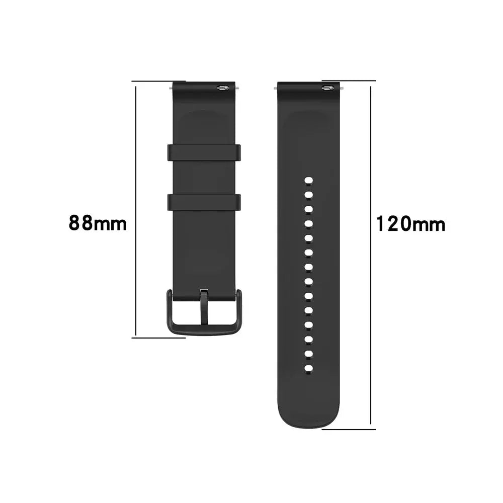 Sports Silicone 20mm & 22mm Watch Strap for Garmin Venu 3, Forerunner 265, Vivoactive 4, Venu Sq 2 - STRAPS