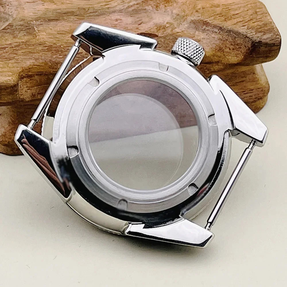 Samurai Watch Case for NH34, NH35, NH36, 7S26 | 44mm Stainless Steel with Sapphire Crystal & 22mm Lug STRAPS