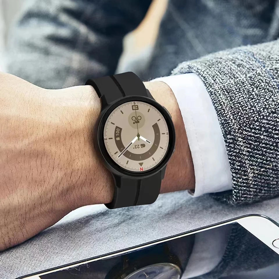 No-Gap Magnetic Silicone Strap for Samsung Galaxy Watch 7/6/5/4 Series STRAPS