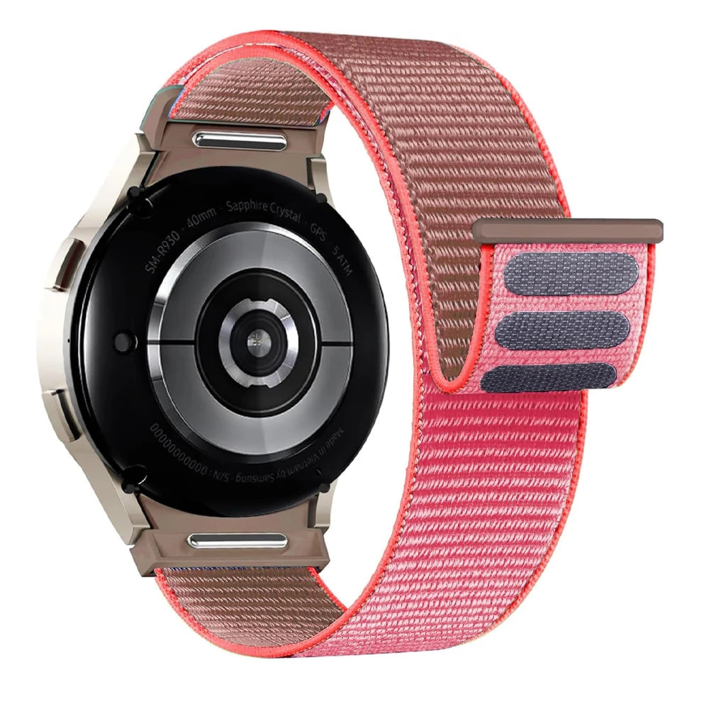 No-Gap Nylon Sport Loop Band for Samsung Galaxy Watch 7 / 6 / 5 / 4 / Classic / Pro STRAPS