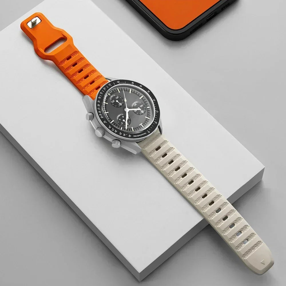 20mm Silicone MoonSwatch Strap | Omega x Swatch Planet Series Sport Band