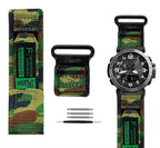 Breathable Nylon Sport Strap for Casio G-Shock GA-2000, GA-2300 & Pro Trek PRW-6600, PRG-600, PRG-650Y STRAPS