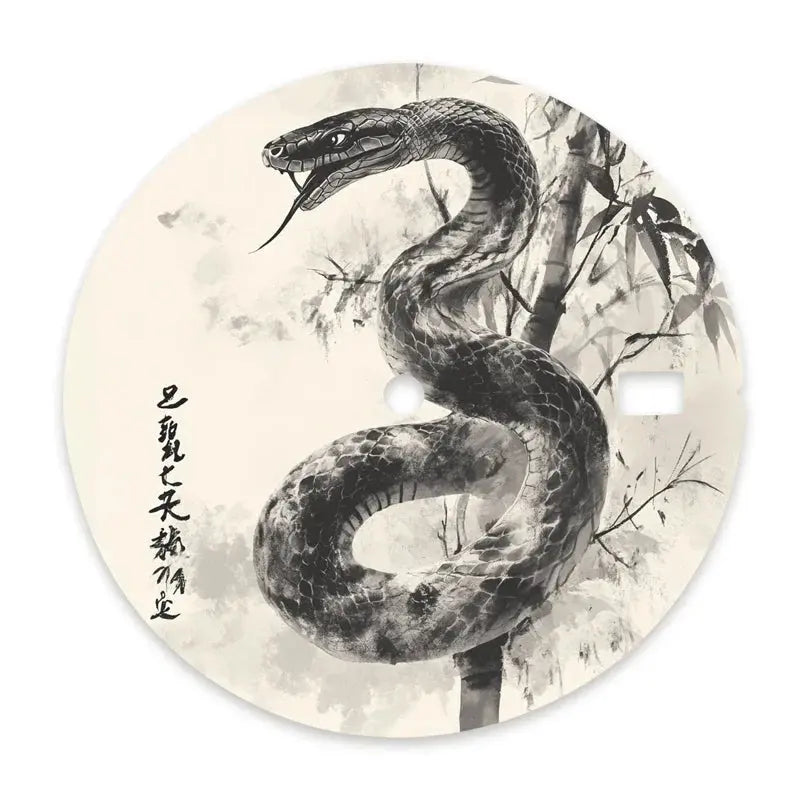 Seiko Mods NH35 DIY Custom New Year Snake Watch Dial - 28.5mm - STRAPS