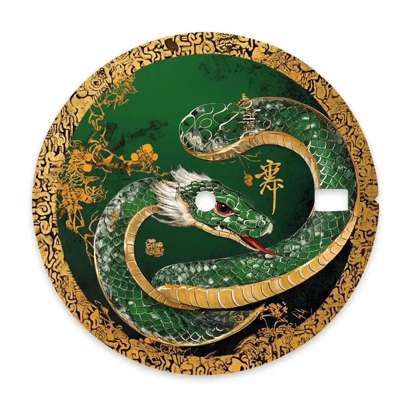 Seiko Mods NH35 DIY Custom New Year Snake Watch Dial - 28.5mm - STRAPS