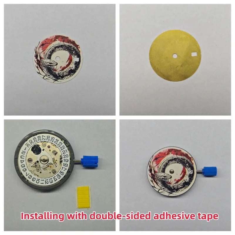 Seiko Mods NH35 DIY Custom New Year Snake Watch Dial - 28.5mm - STRAPS