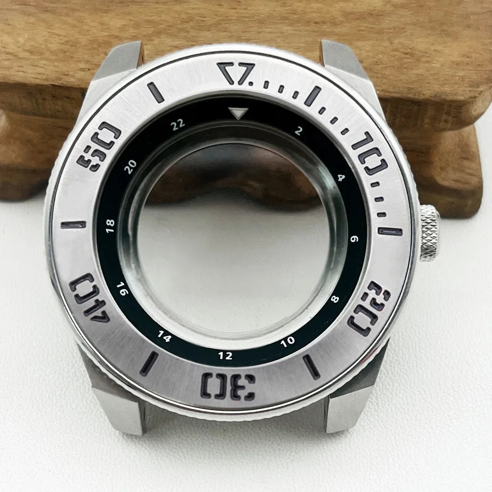 Samurai Watch Case for NH34, NH35, NH36, 7S26 | 44mm Stainless Steel with Sapphire Crystal & 22mm Lug STRAPS