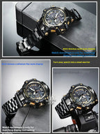 GPW-1000 Big Wrist Extended Stainless Steel Strap for Casio G-SHOCK 5410 Bracelet Adapter STRAPS