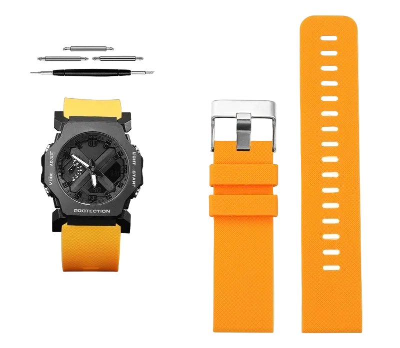 Sport Rubber Strap for Casio G-Shock GA-2000, GA-2200, & GA-2300 STRAPS