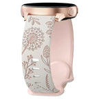 20mm Two-Tone Dandelion Silicone Strap for Samsung Galaxy Watch 4/5/6/7 STRAPS